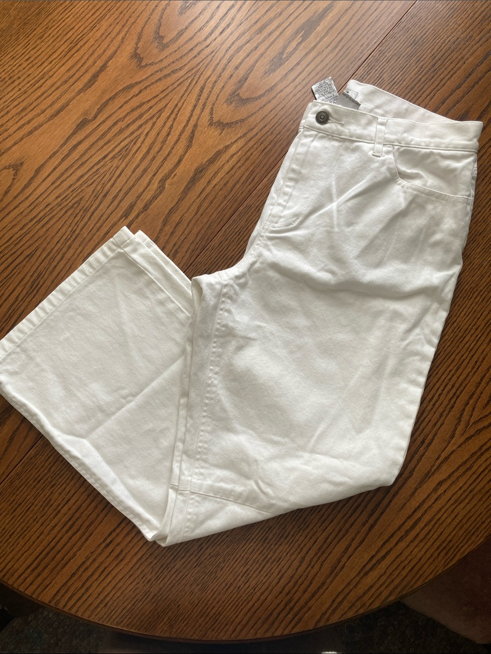 Nine West White Cropped Pants